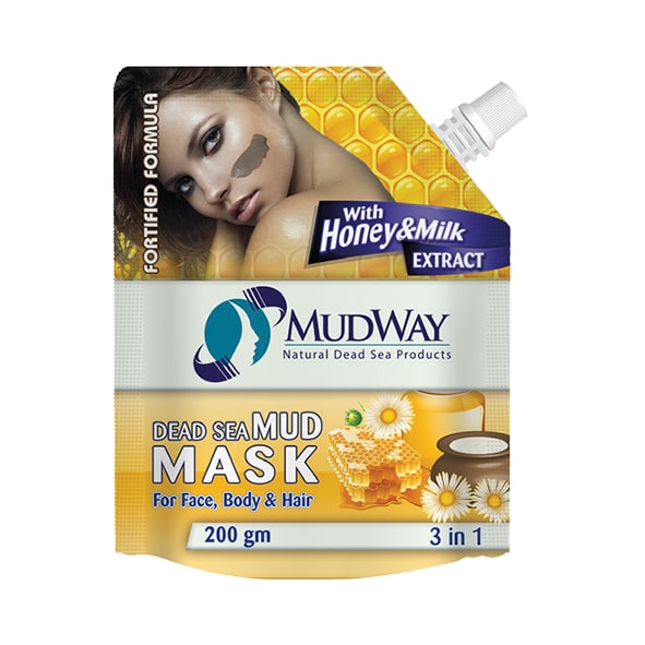 Mud Mask 3 in 1 with Honey &Milk