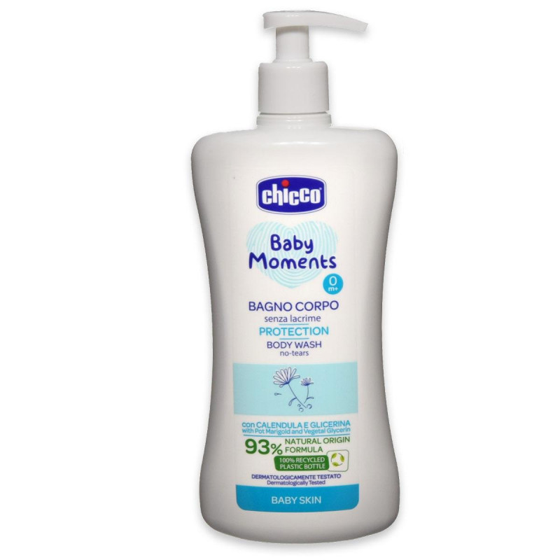 Chicco Baby Moments Body Wash Without Tears, 500 Ml