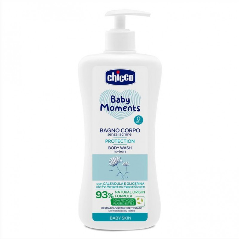Chicco Baby Moments Body Wash Without Tears, 750 Ml
