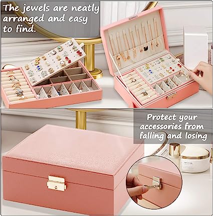 Jewelry Organizer Storage - Pink