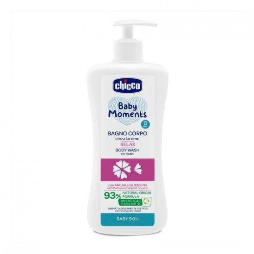 Chicco Baby Moments Body Bath Relax Without Tears, 500 Ml