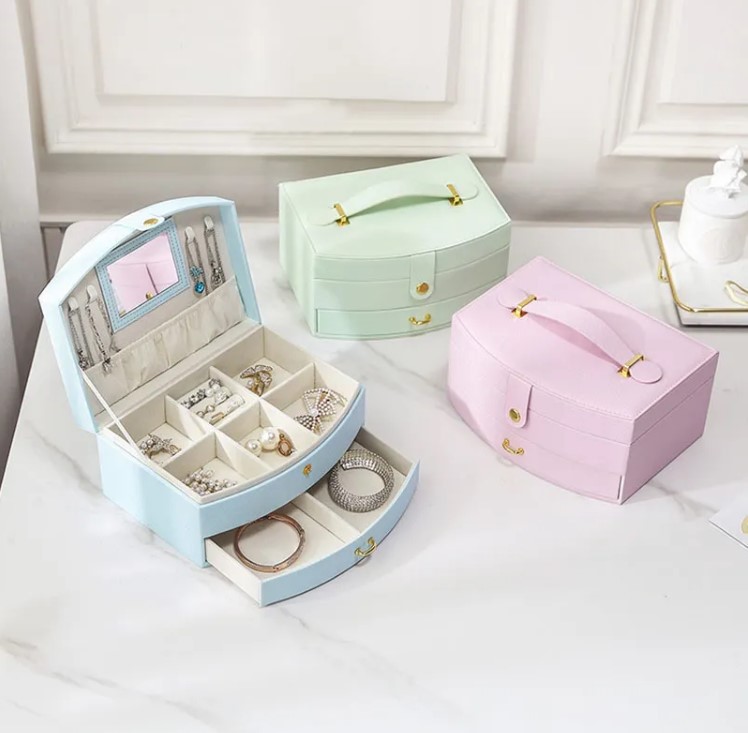 Accessory Case for Jewelry - Pink