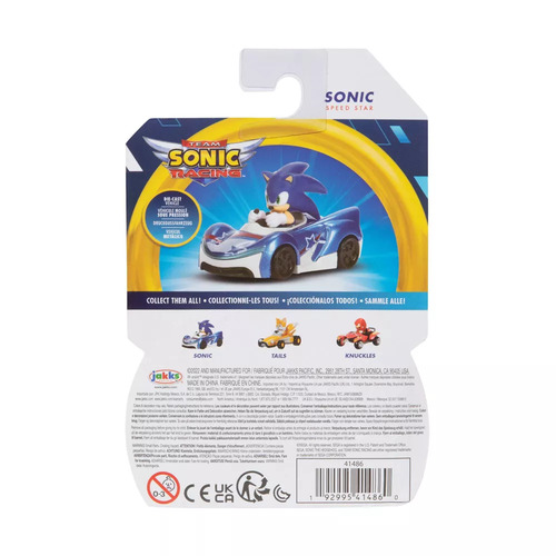 Sonic the Hedgehog Die-cast Vehicle - Sonic (Speed Star)