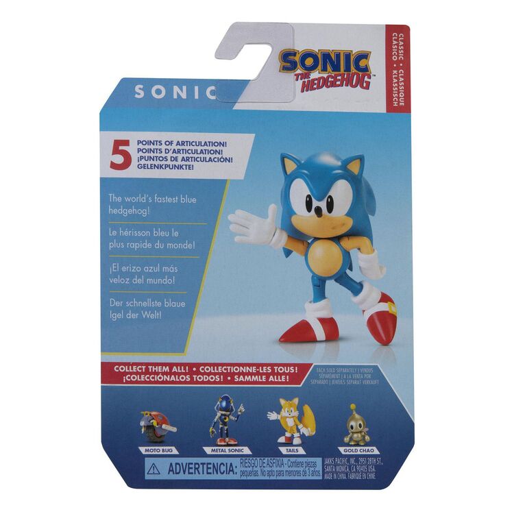 Sonic The Hedgehog 2020 Wave 3 Sonic Mini Figure (Classic Version)
