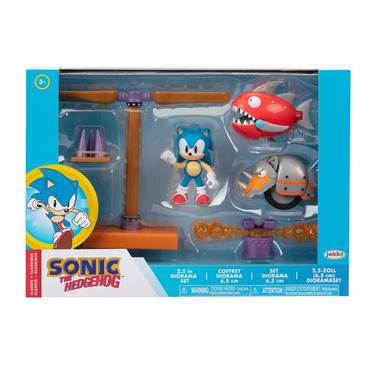 Sonic the Hedgehog 2.5" Figure Diorama Set