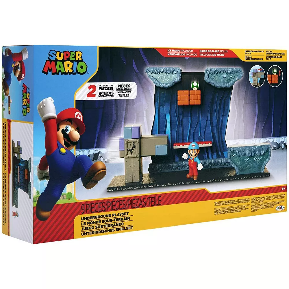 Nintendo Super Mario World of Nintendo Figure Underground Deluxe Diorama Playset