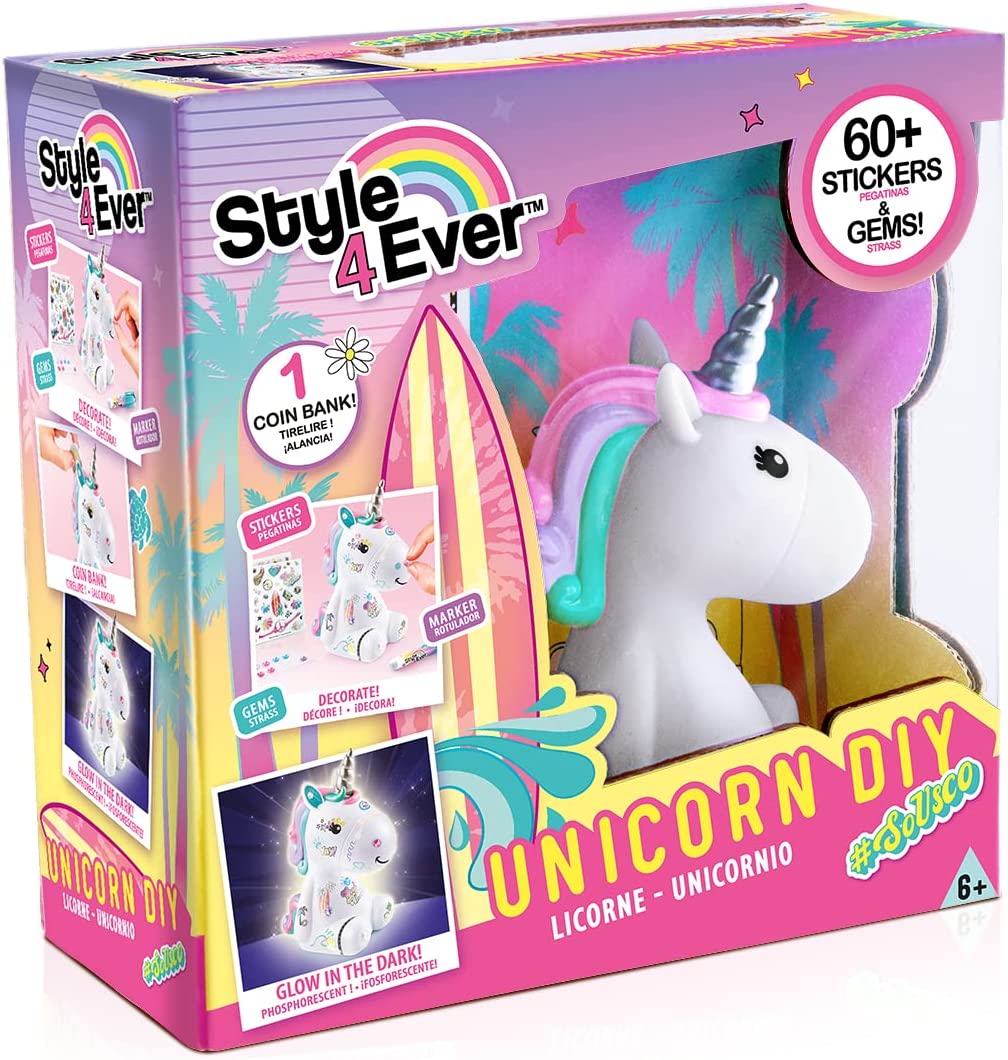 Style 4 Ever Mini Deco DIY Kit - Rainbow Unicorn