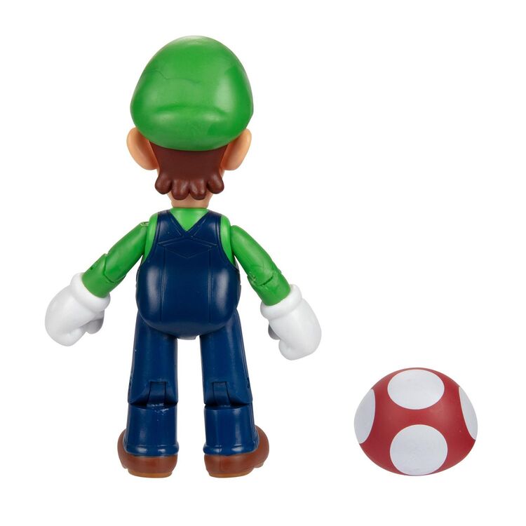 World of Nintendo Figures - Luigi with Super Mushroom