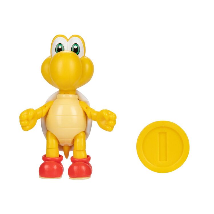 World of Nintendo  Figures - Red Koopa Troopa with Coin