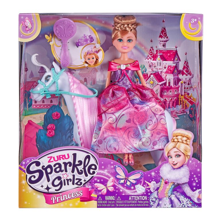 Sparkle Girlz Princess Doll with Royal Horse