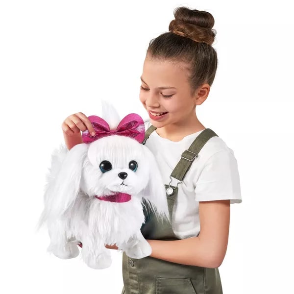 Pets Alive Lil' Paw Paw The Interactive Walk & Waggle Plush Toy Puppy by ZURU
