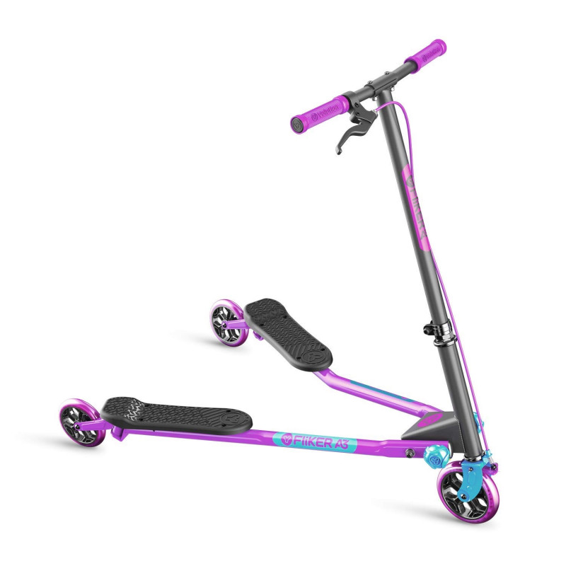 Yvolution Scooter, 3 Wheels, YFliker A1 Air, Purple Color