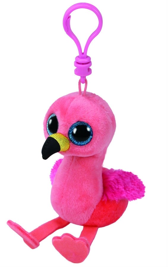 Ty - Beanie Boos Gilda Plush Clip Flamingo 8.5cm