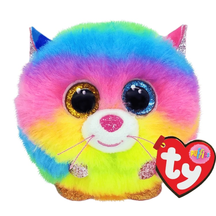TY Puffies Cat Gizmo multicolor