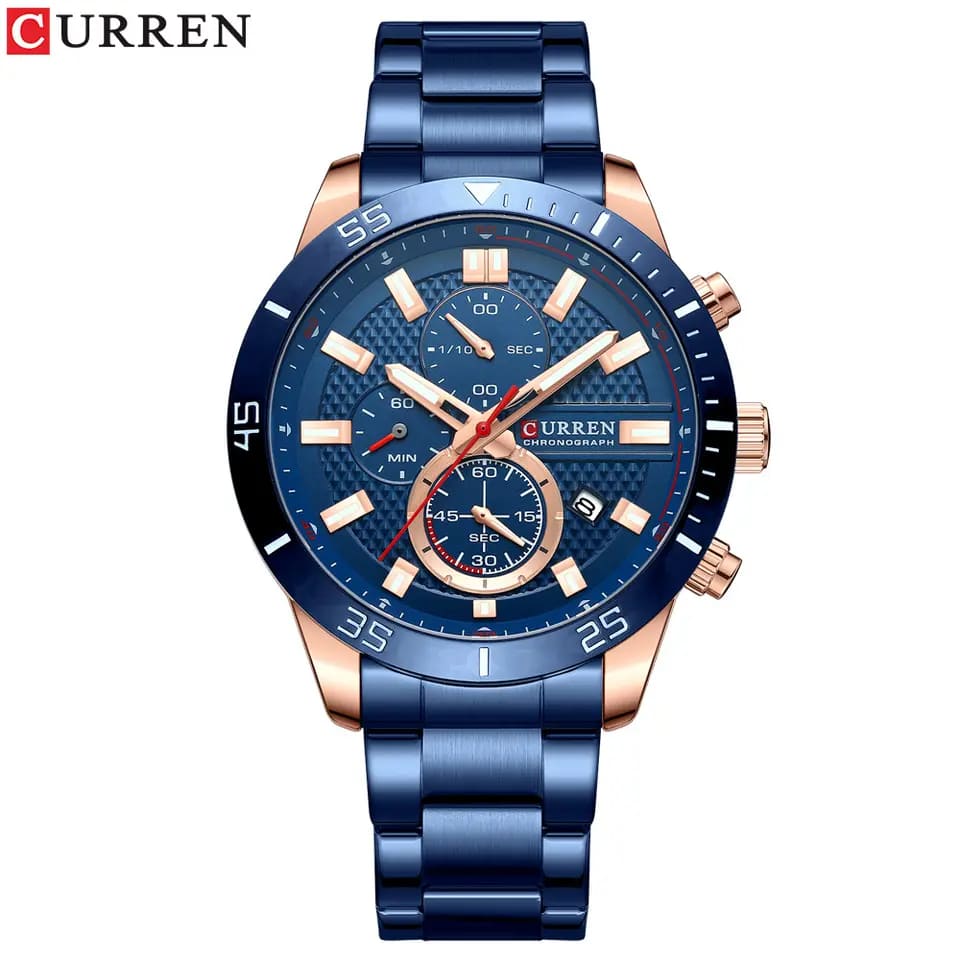 Curren Sports Chronograph Watch for Men (47 mm Dial)