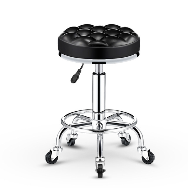Hydraulic Adjustable Stool Chair with Wheels