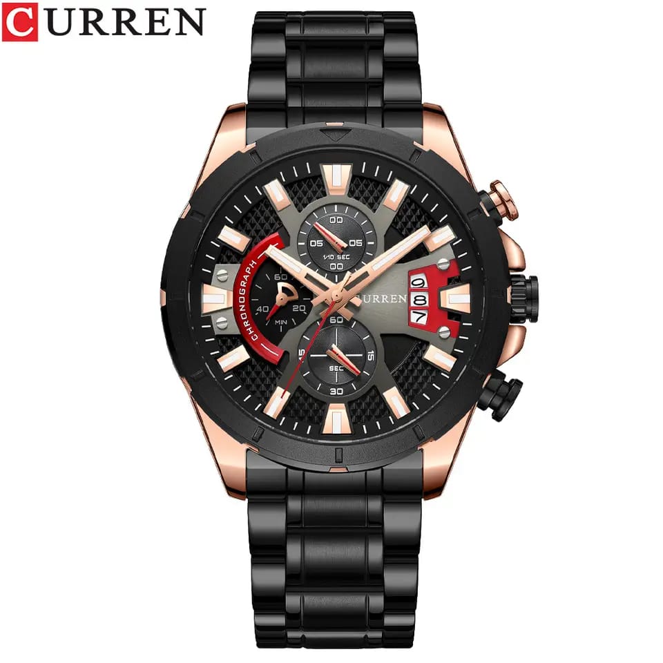 Curren Luxury Chronograph Watch for Men (48mm Dial)