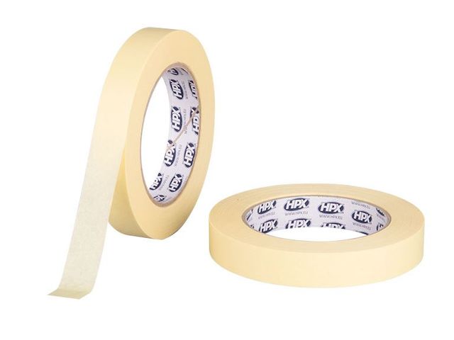 Masking tape 100 c - white cream 25 mm *50m