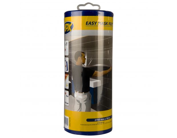 Easy mask film with masking tape 2700mm x 16m