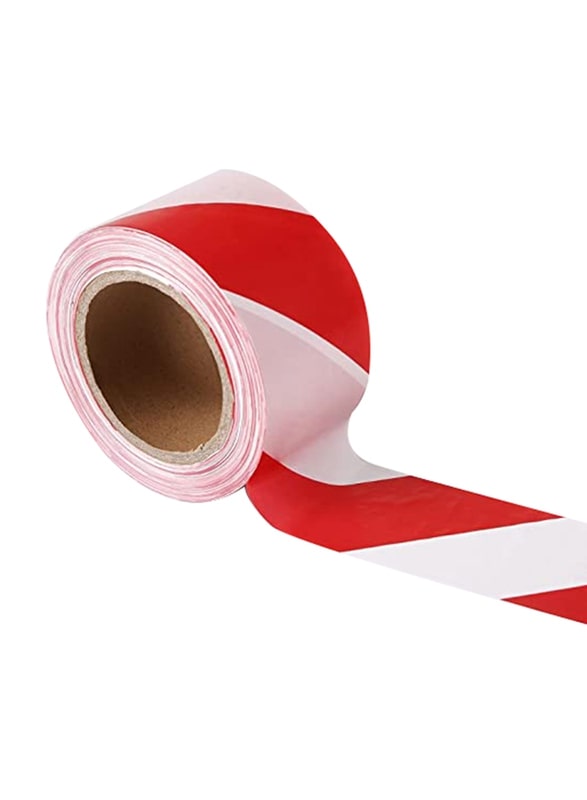 Security marking tape 50mm x 33m white / red