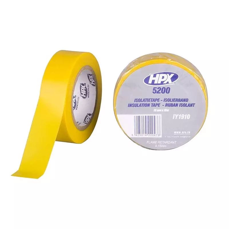 PVC Insulating tape - Yellow  19mm x 10m