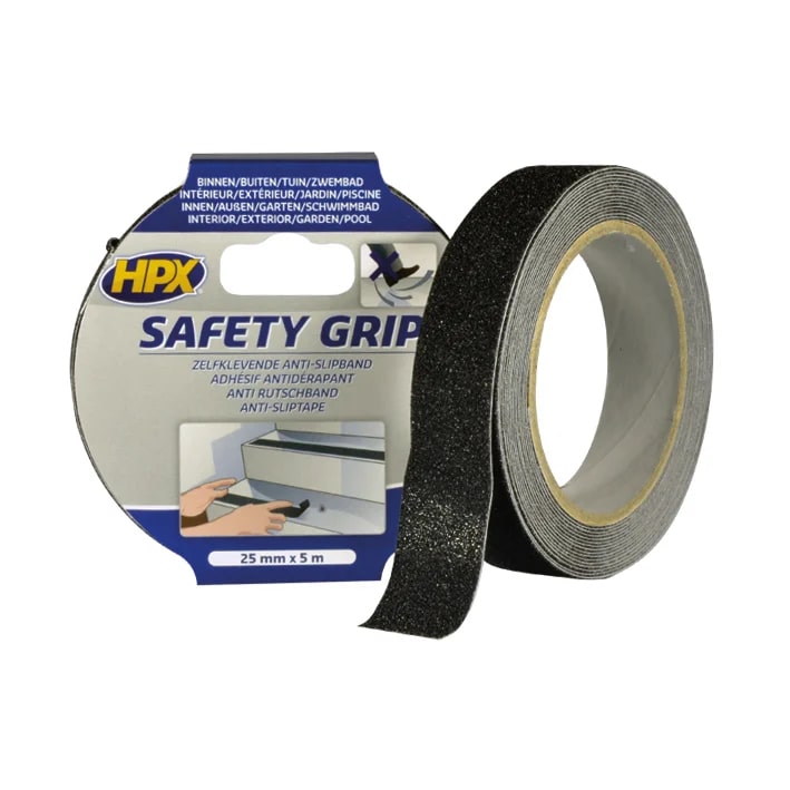Safety Grip - black 25 mm x 5 m