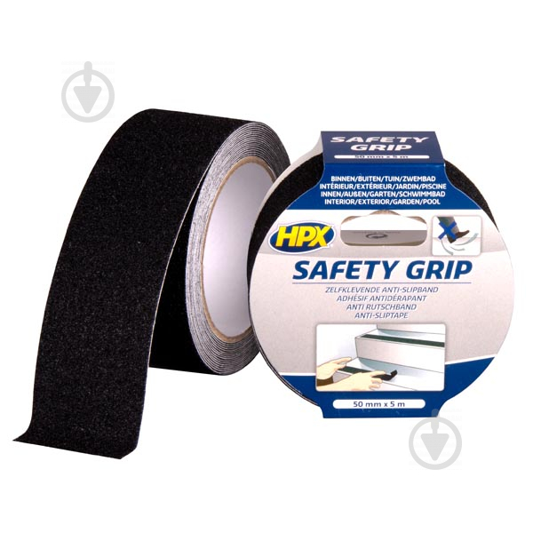 Safety Grip - black 50 mm x 18m