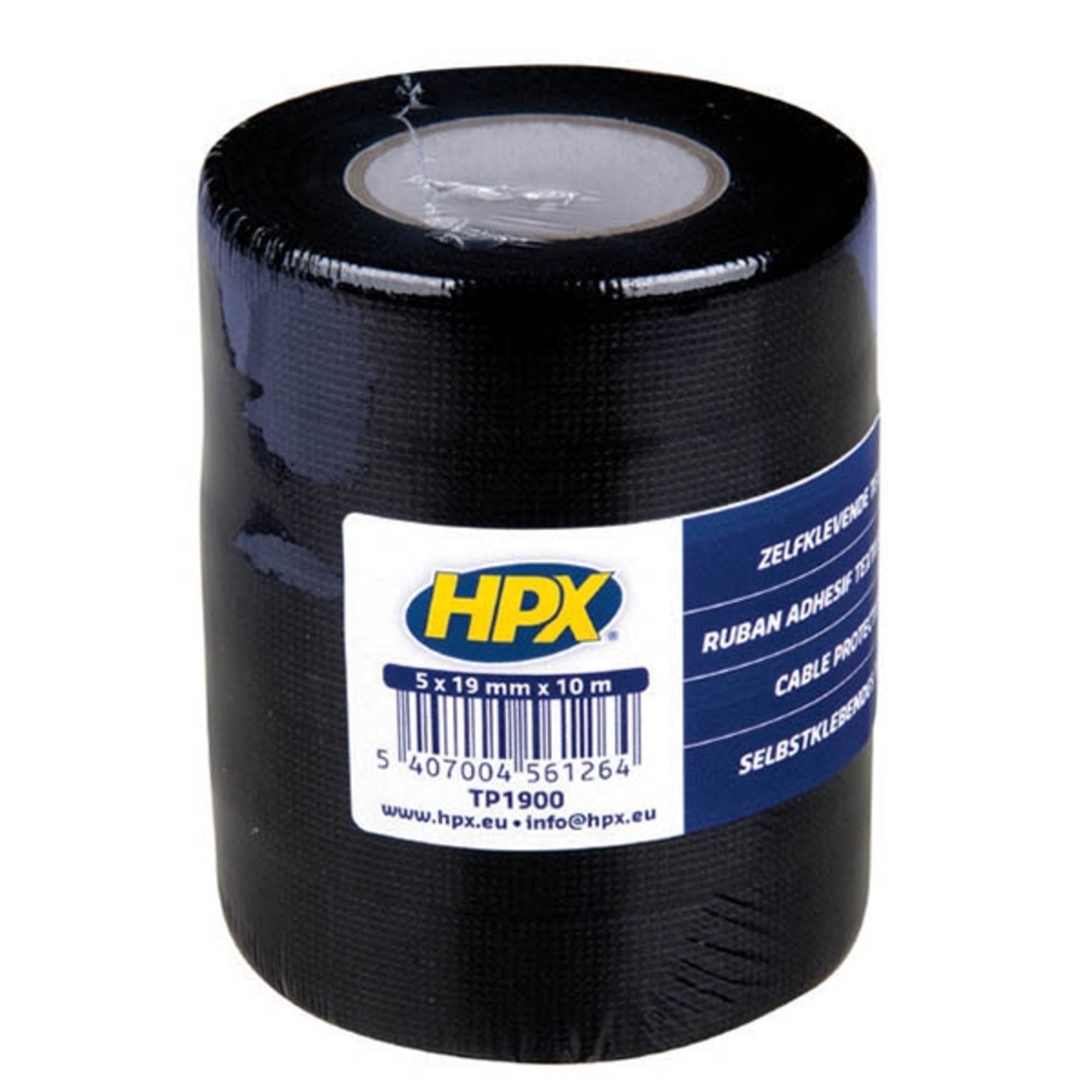 Cable protection tape 5x black 19mm x 10 m