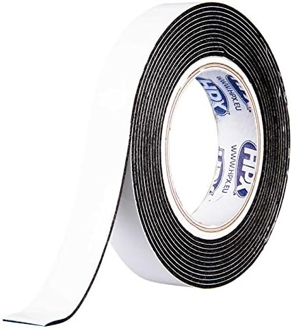 Double sided tape - black 12mm x 2m