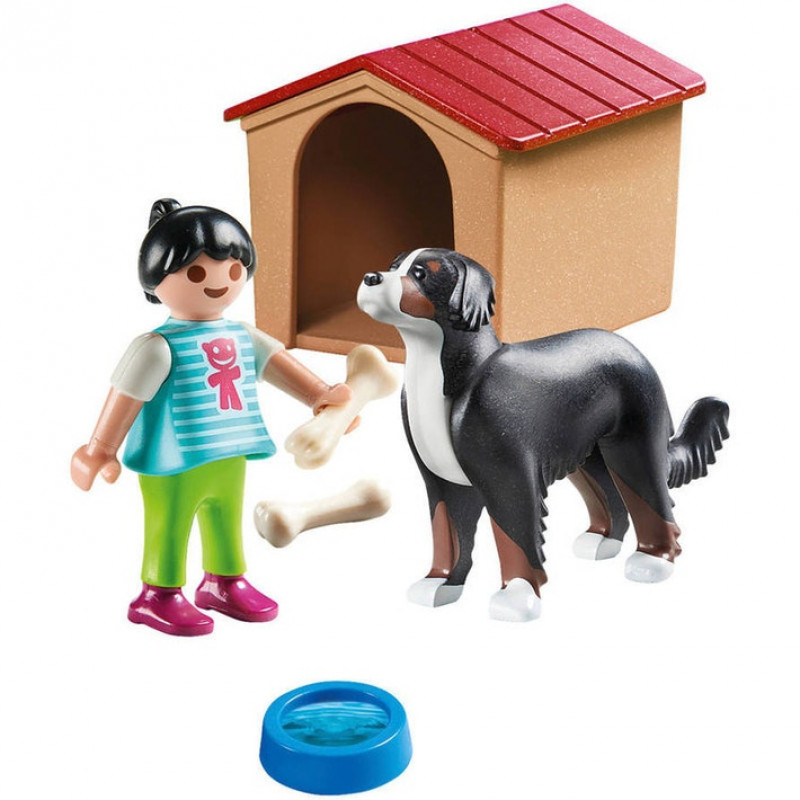Playmobil Dog With Doghouse 7 Pcs For Children