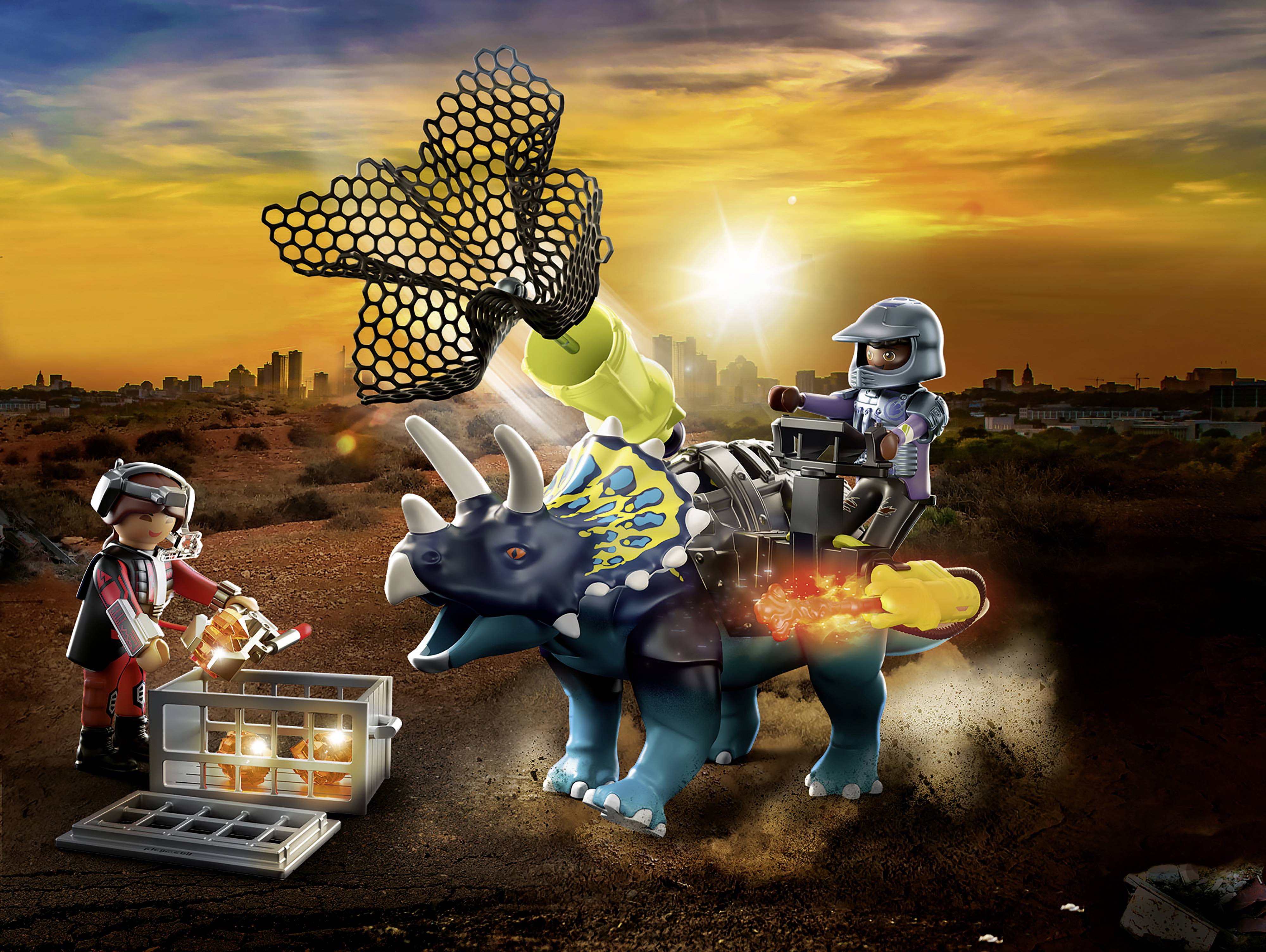 Playmobil Dino Rise Triceratops, Battle for the Legendary Stones