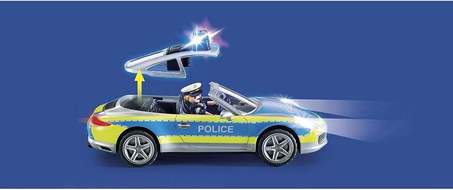 Playmobil Porsche 911 Carrera 4S Police Toy