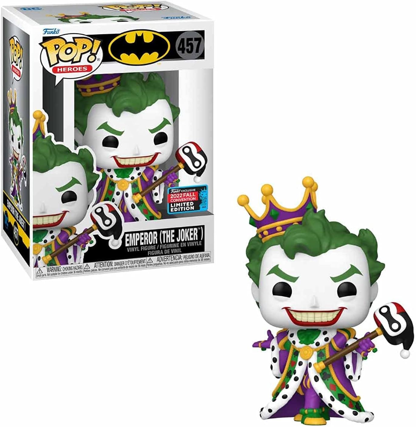 Funko Pop DC Comics - Funko Pop! Emperor Joker NYCC 2022  #457 Vinyl