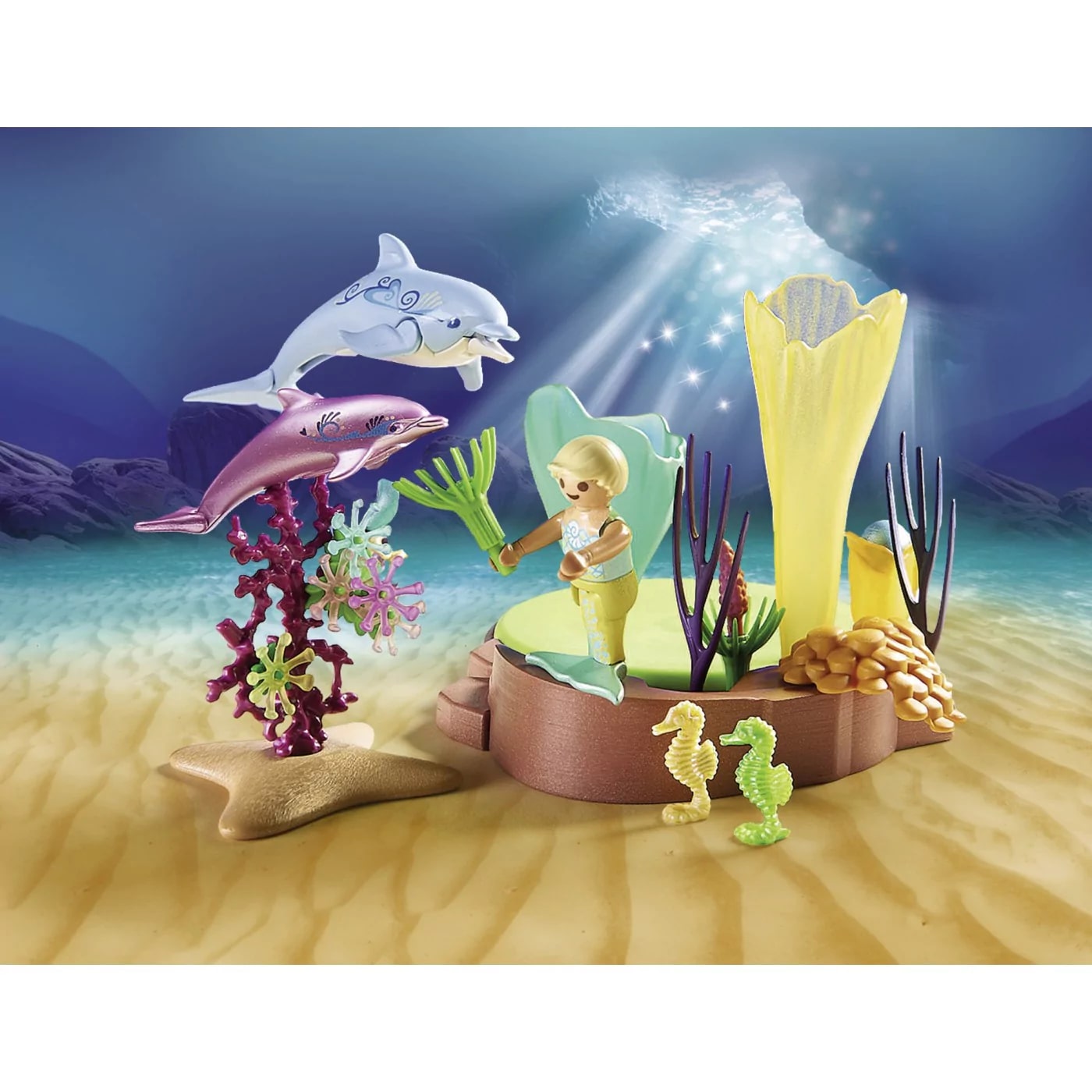 Playmobil Magical Mermaid Bay with Light Up Dome 127 Pieces