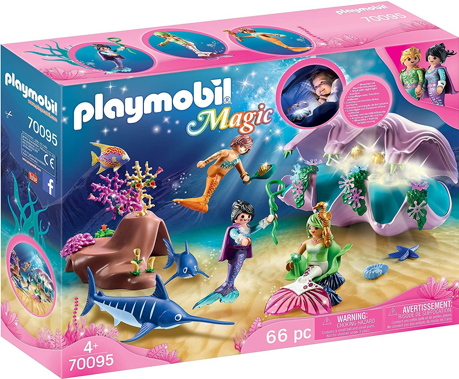 Playmobil Magic Pearl Shell Nightlight 66Pcs