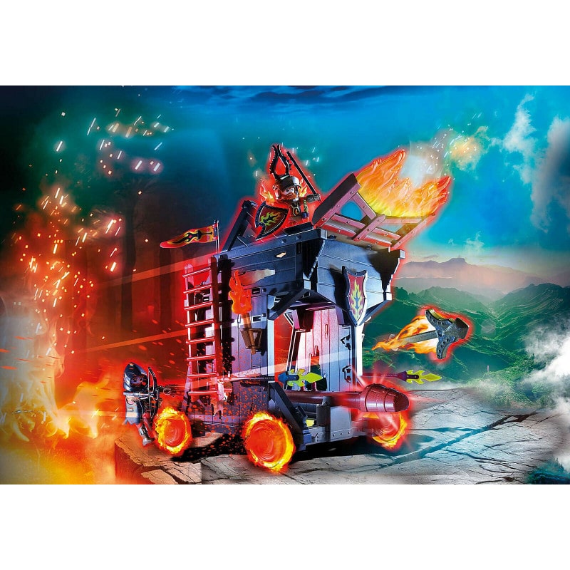 Playmobil Knights Burnham Raiders Fire Ram