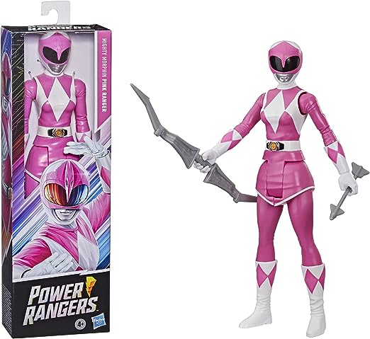 Hasbro Power Rangers Play Figure, Mighty Morphin, Pink Ranger