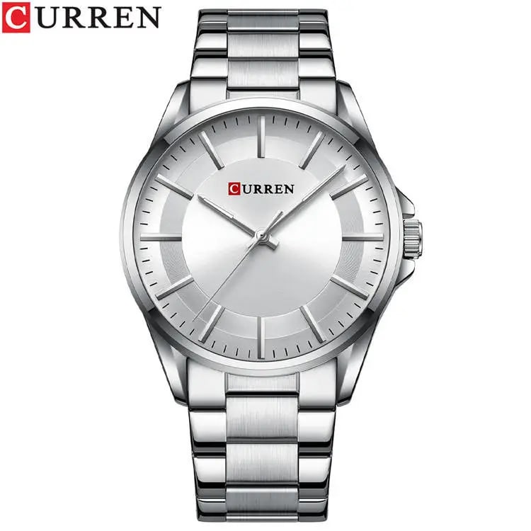 CURREN Original Brand Stainless Steel Wrist Watch For men With Brand curren -8429