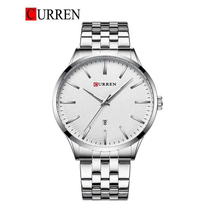 CURREN Original Brand Stainless Steel Band Wrist Watch For Men With Brand -8364