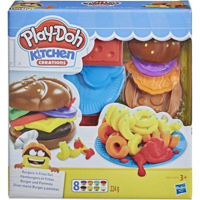 Play-Doh   Kitchen Creations Burgers and Fries Set
