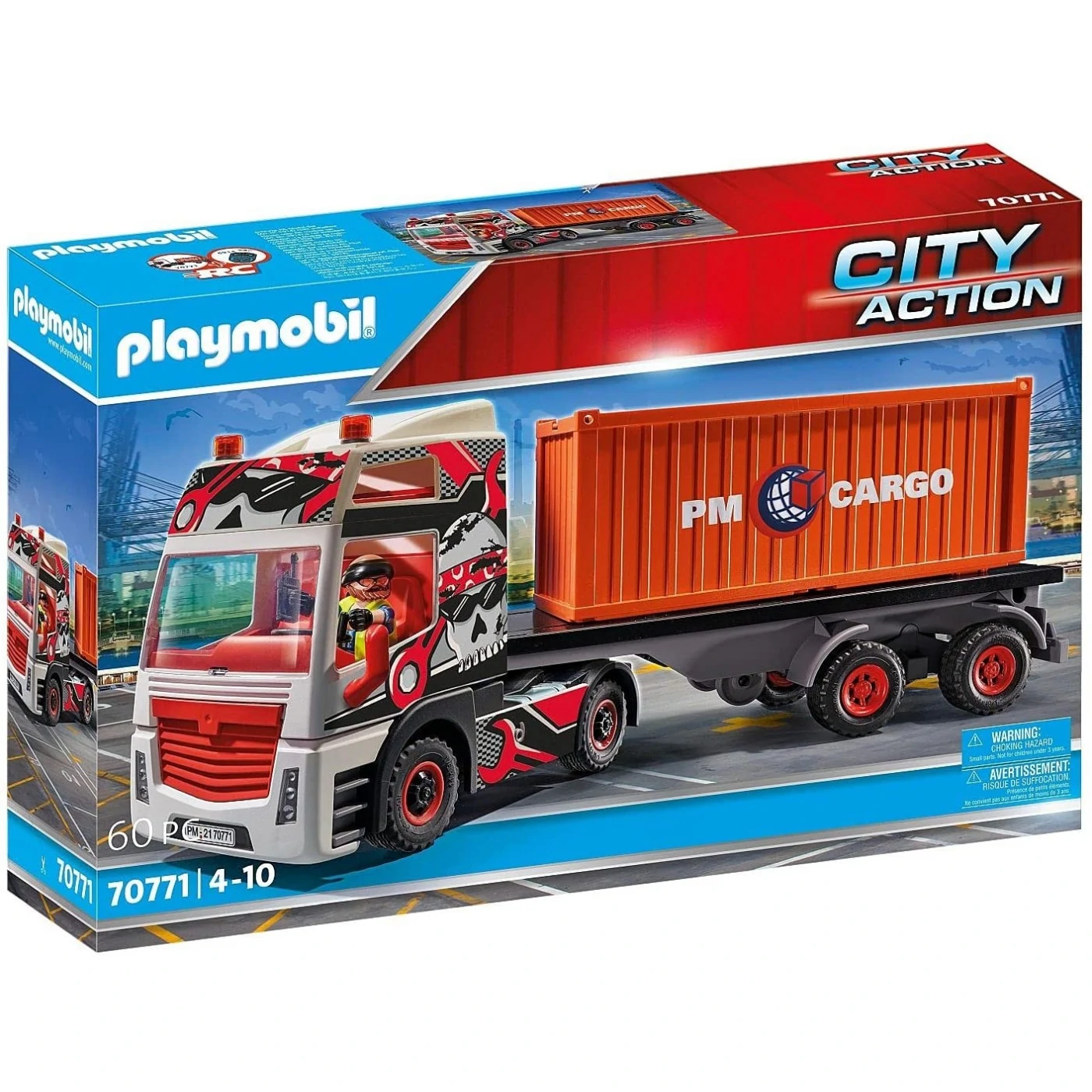 Playmobil City Action Truck with Trailer