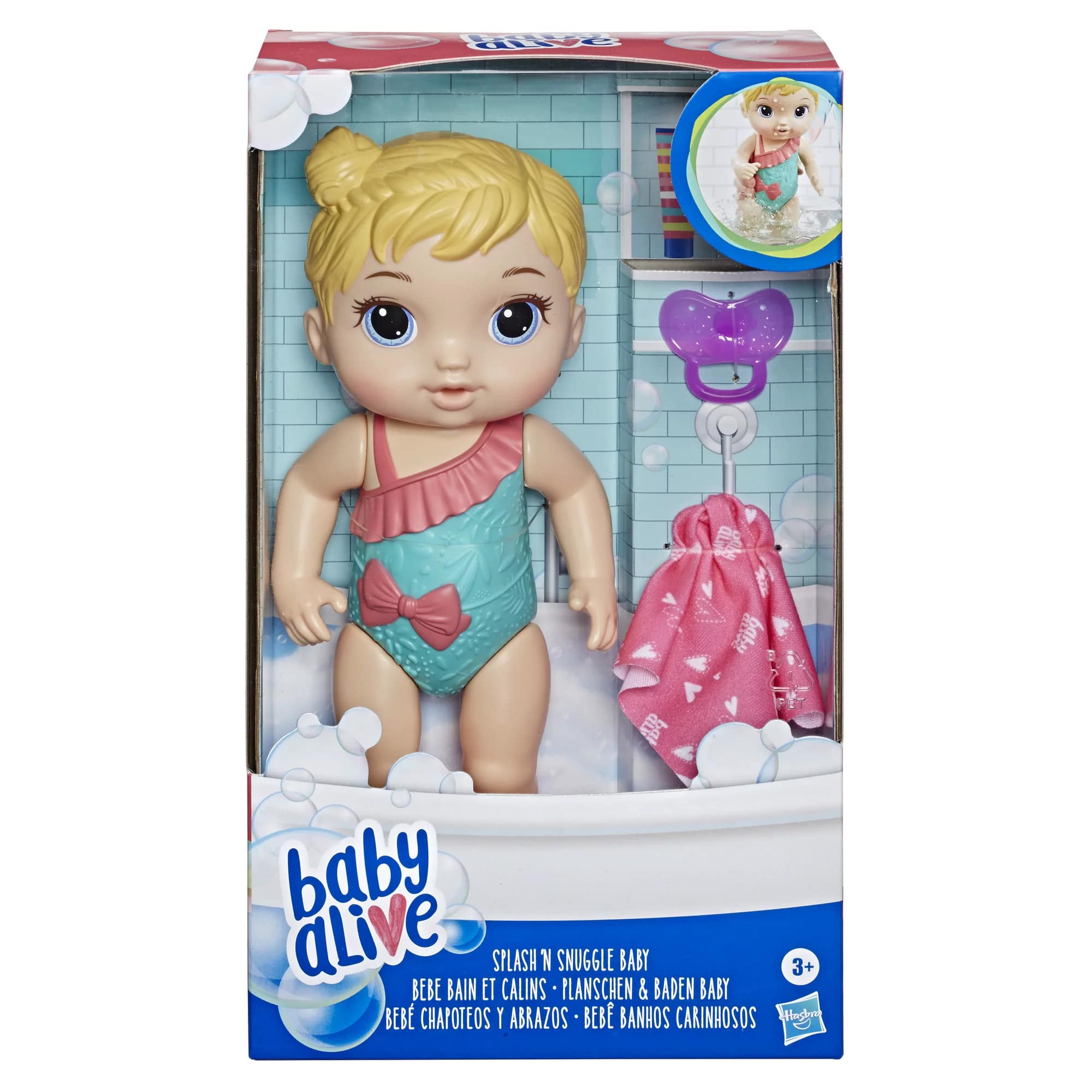 Hasbro Baby Alive Splash 'n Snuggle Baby Doll