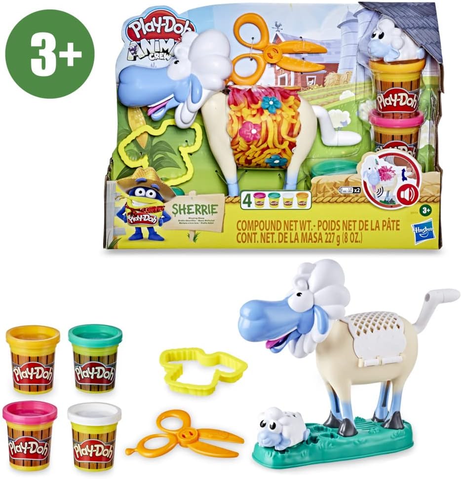 Play-Doh Animal Crew Sherrie Shearin' Sheep Toy
