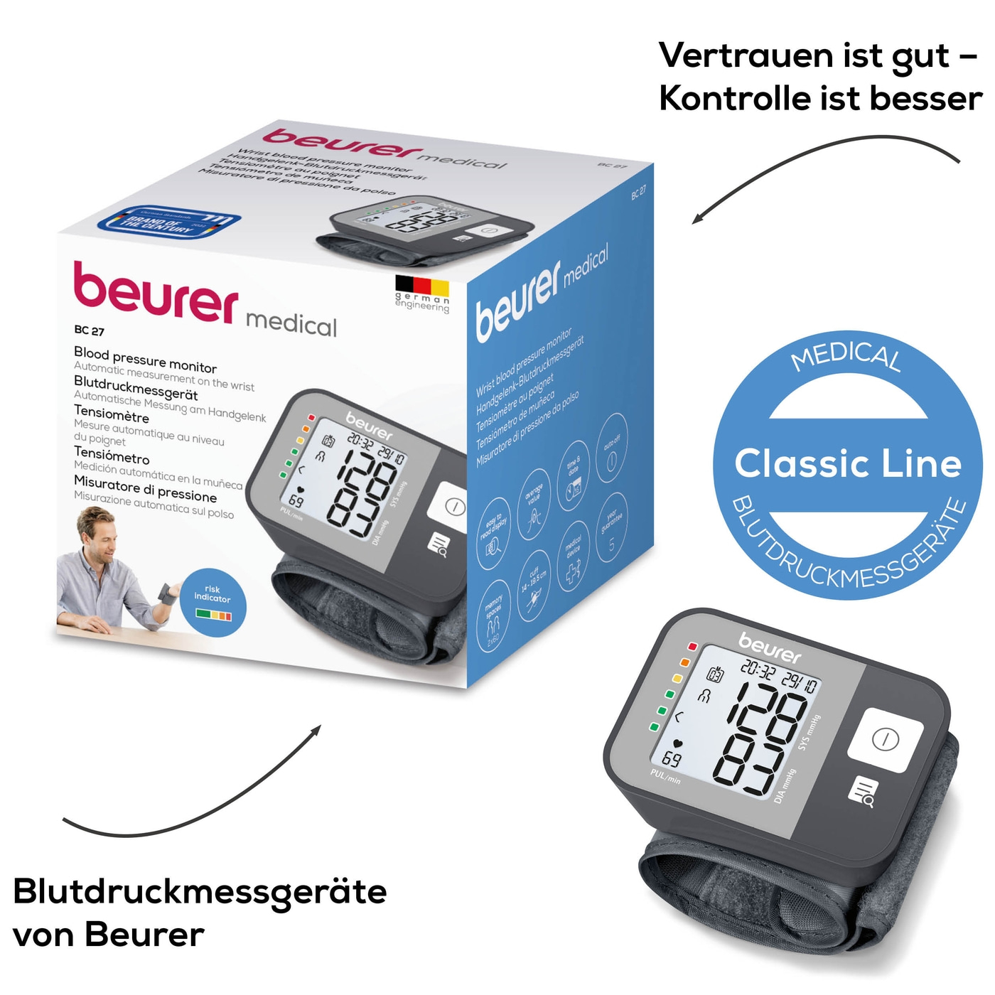 Arm Blood Pressure Monitor Beurer Bc27