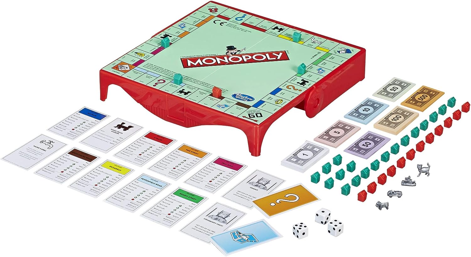 Hasbro Gaming Monopoly Grab & Go Game