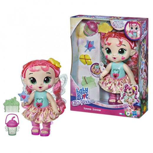 Hasbro Baby Alive Glo pixies Sammie Shimmer Doll