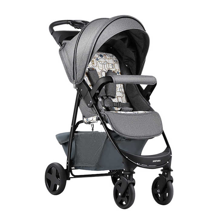 Gray baby stroller SK9-2