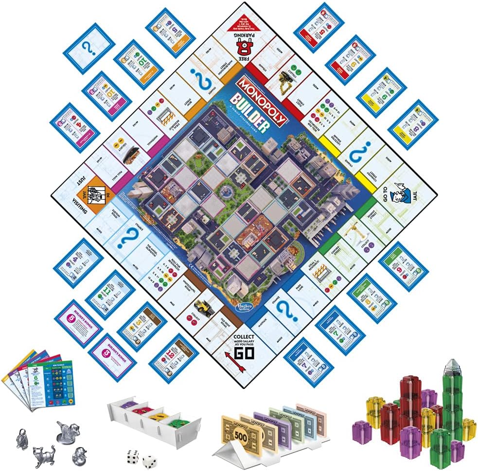 Monopoly Builder Board Game, Strategy Game