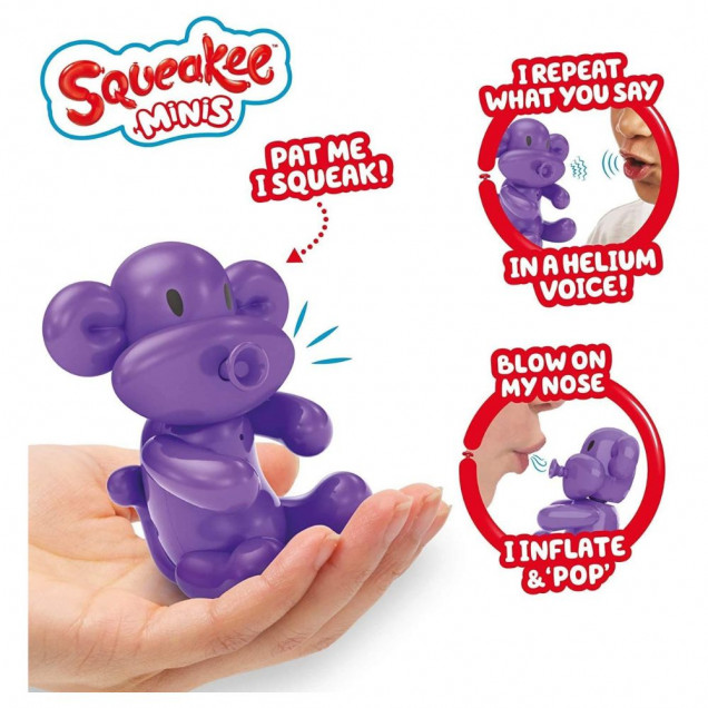 SQUEAKEE-Monkey Bello Minis Toy