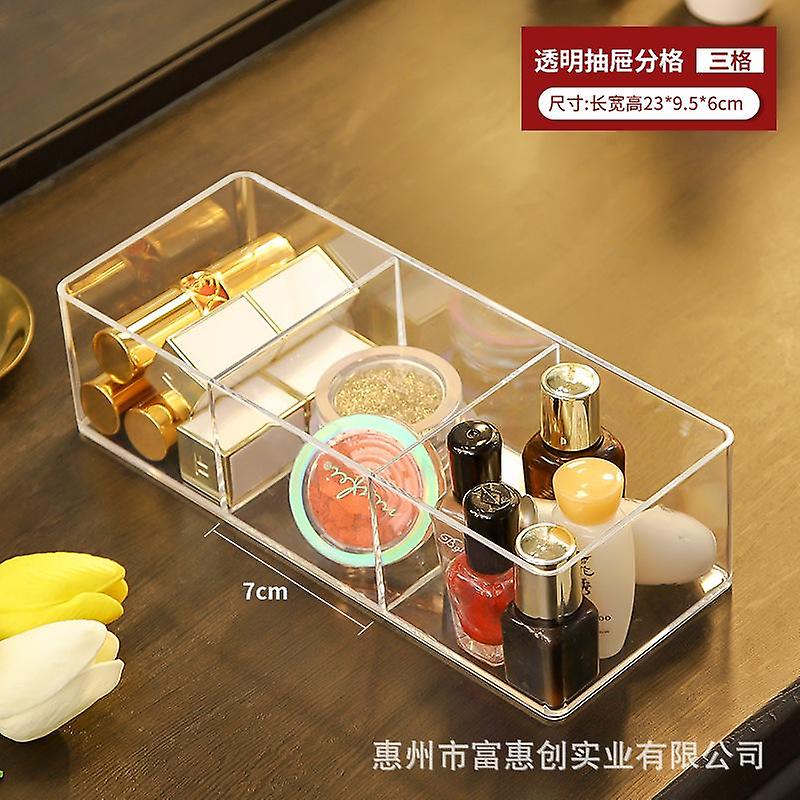 Multi-use acrylic storage drawer for storing jewelry and makeup